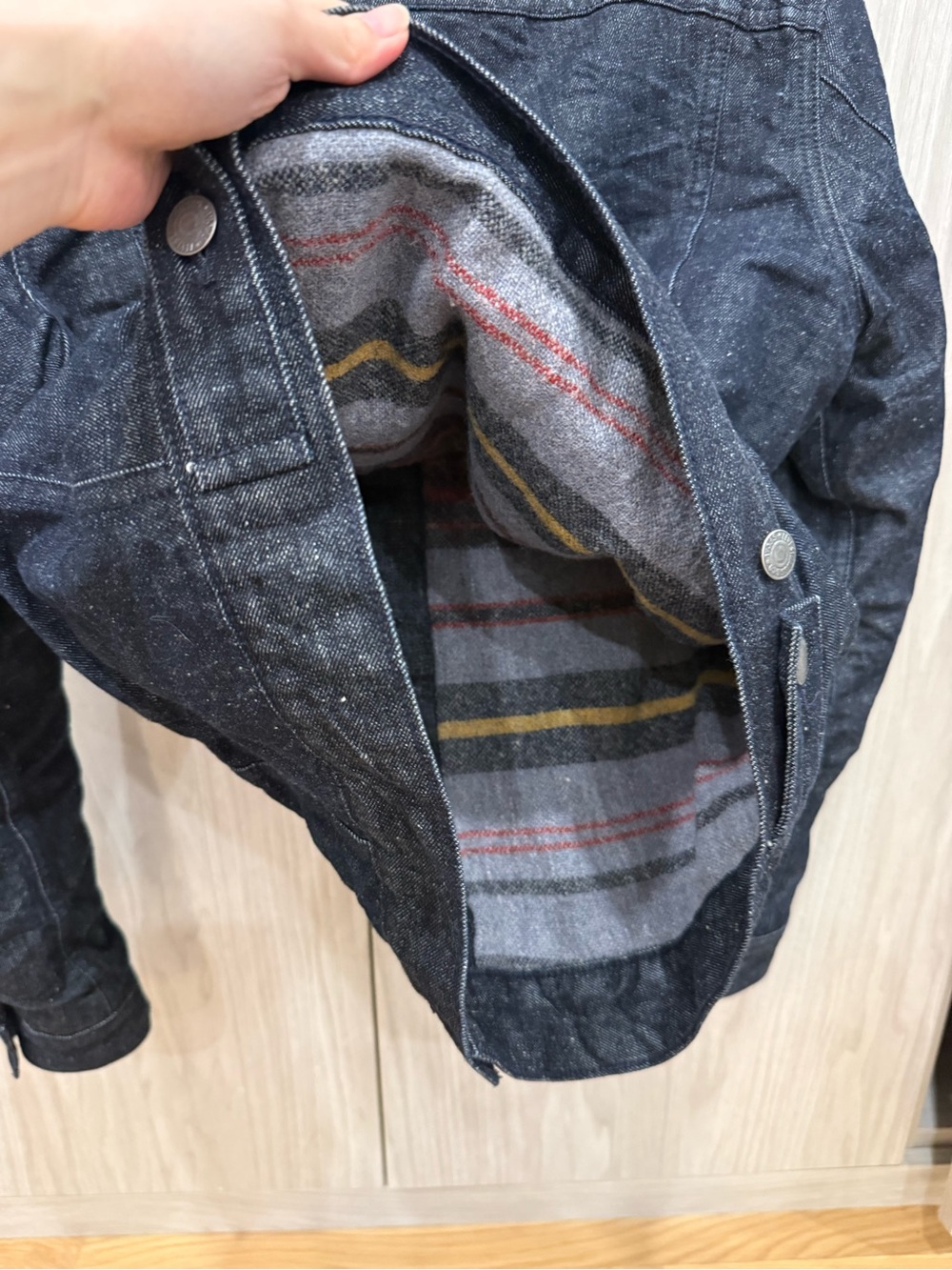 Levi's Men's Dark Indigo Denim Trucker Jacket - Picture 6 of 9